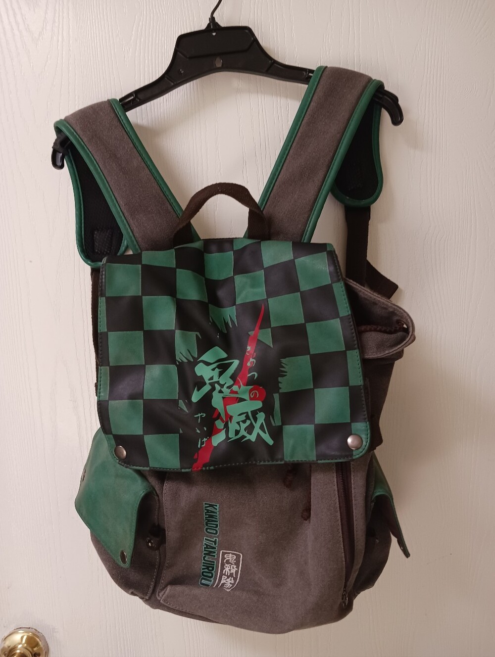 Demon Slayer Kamado Tanjirou Anime Satchel Shoulder Bag  Backpack